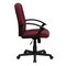 Emma and Oliver Mid-Back Fabric Executive Swivel Office Chair with Nylon Arms